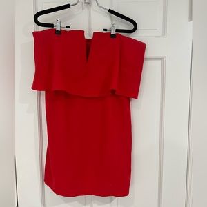 BCBG short red dress